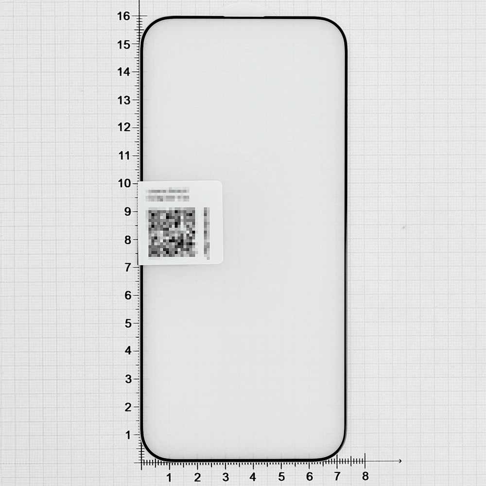 Szkło hartowane 3mk HardGlass Max do Apple iPhone 16 Pro Max z czarną ramką